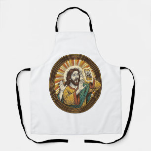 Jesus versehentliches Selfie mit Doppelkinn von de Schürze