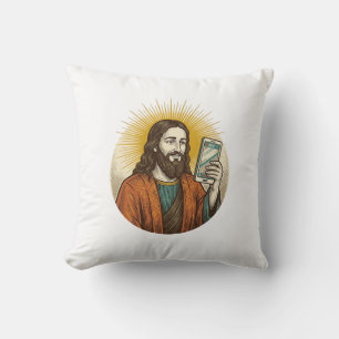 Jesus versehentliches Video anstelle von Foto Kame Kissen
