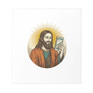 Jesus versehentliches Video anstelle von Foto Kame Notizblock