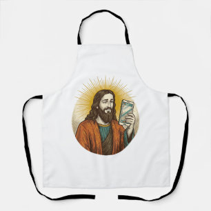 Jesus versehentliches Video anstelle von Foto Kame Schürze