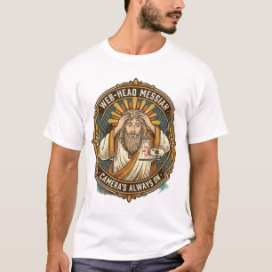 Jesus versehentliches Video über zerzaustes Haar a T-Shirt