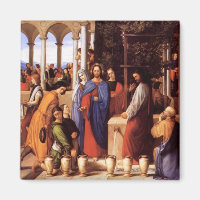 Jesus verwandelt Wasser in Wein (Hochzeit in Cana)