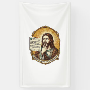 Jesus verwirrt Auto-Übersetzung Post fehlgeschlage Banner
