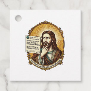 Jesus verwirrt Auto-Übersetzung Post fehlgeschlage Geschenkanhänger
