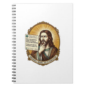 Jesus verwirrt Auto-Übersetzung Post fehlgeschlage Notizblock