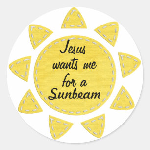 "Jésus Veut Que Je Fasse Un Feu De Soleil" Sticker