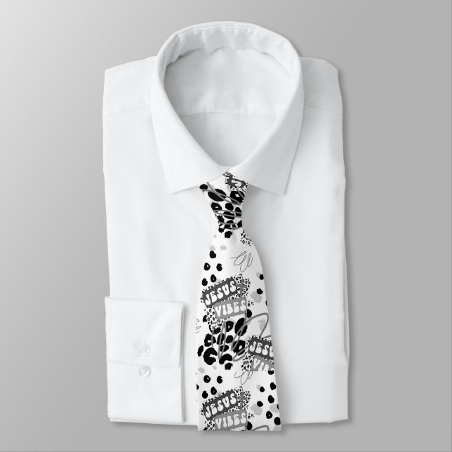 Jesus Vibes Neck Tie Krawatte (Gebunden)