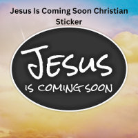 Jésus Vient Bientôt Sticker En Vinyle Coupé Sur Me