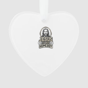 Jésus vintage est mon pote gravé design vectoriel