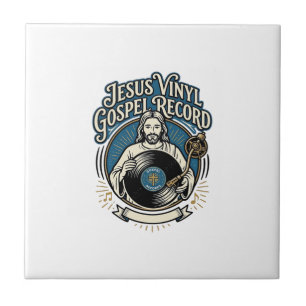 Jesus Vinyl Gospel Schallplatte Jesus Vinyl Schall Fliese