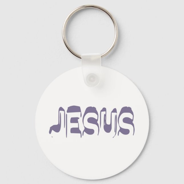 Jesus Violet Schlüsselanhänger (Vorderseite)