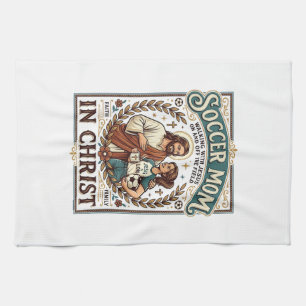 Jesus Volleyball Softball Fußball Vintage-Shirt Ch Geschirrtuch