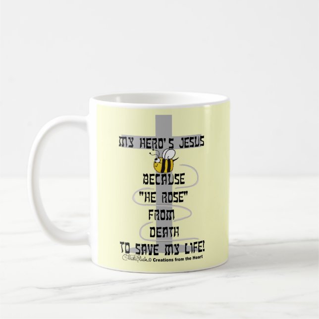 Jesus von Hero Kaffeetasse (Links)