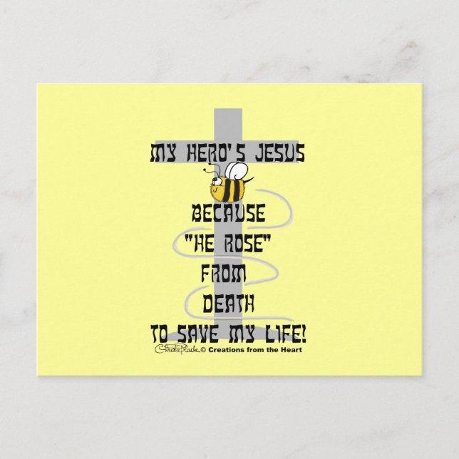 Jesus von Hero Postkarte (Vorderseite)