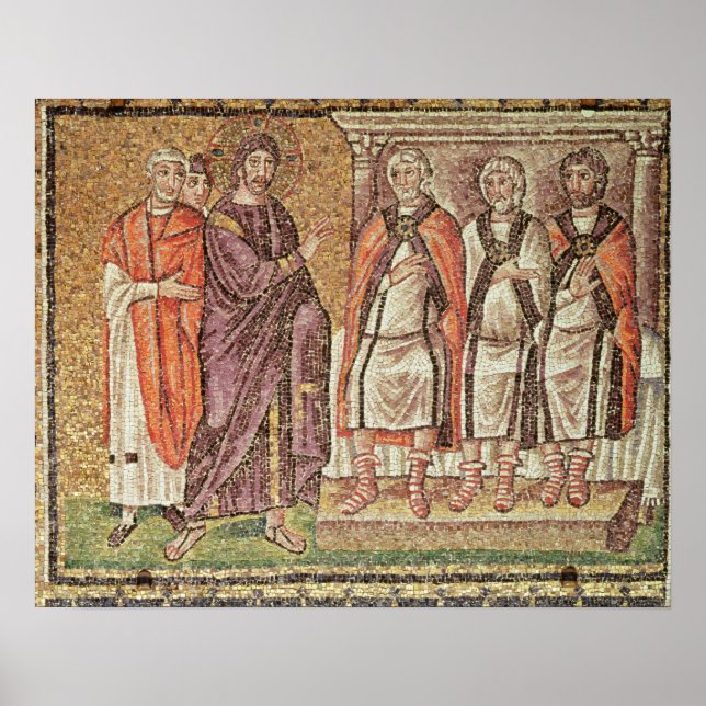 Jesus vor Caiphus Poster (Vorne)