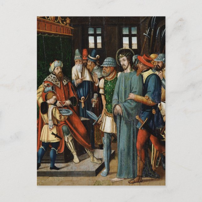 Jesus vor Pilate Postkarte (Vorderseite)