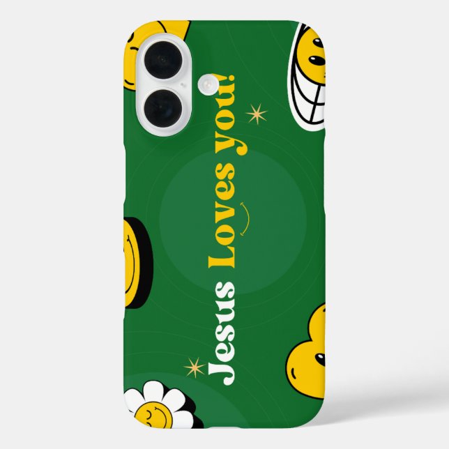 Jésus vous aime sourire joli iPhone / coque ipad (Verso)