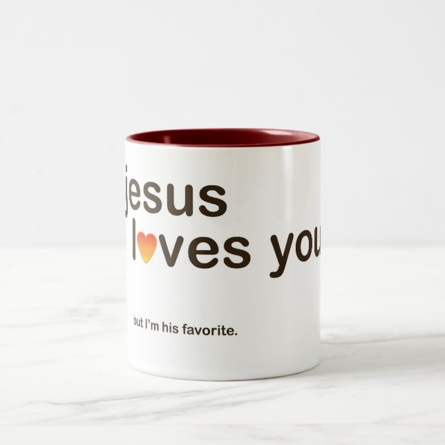 Jésus vous aime tasse (Centre)