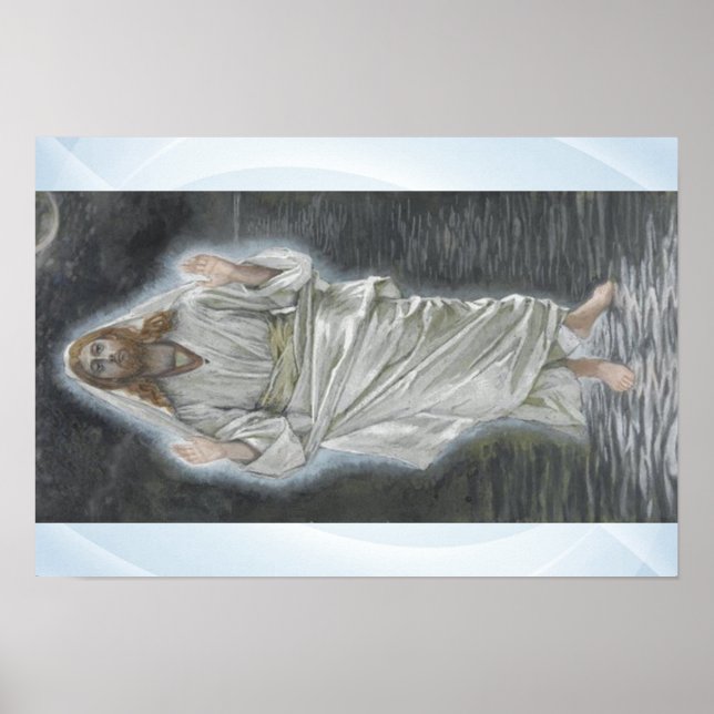 Jesus walks on the sea poster (Vorne)