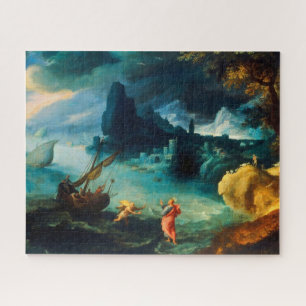 Jesus wandelt auf dem See Genezareth Paul Bril 159