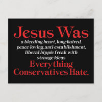 Jesus war ein blutendes Herz liberal - Anti-GOP