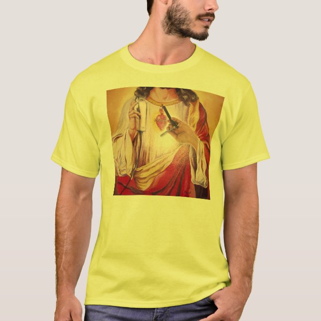Jesus war ein Friseur-T - Shirt (Vorderseite)