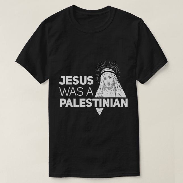 Jesus war ein palästinensischer Jesus im palästine T-Shirt (Design vorne)