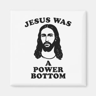 Jesus war ein Power Bottom lustiger Pride Weihnach Magnet