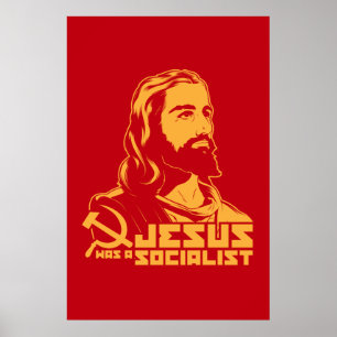 Jesus war ein Sozialist Poster