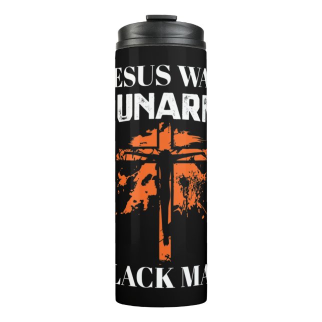Jesus war ein unbewaffneter schwarzer Mann - relig Thermosbecher (Vorderseite)