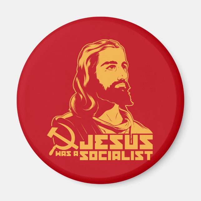 Jesus war Sozialist Magnet (Vorne)