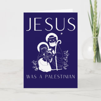 Jesus Was A Palestinian Christmas Card Christian Karte