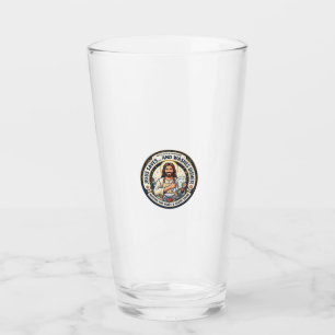 Jesus Wäscheaufgaben Humor-Shirt Christliches Graf Glas