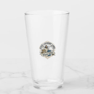 Jesus Wäscheetikett Gewaschen Weiß Jesus Wäsche Ge Glas