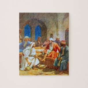 Jesus Washing Feet biblische Szene