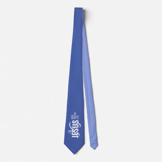 Jesus Weg, Leben, Wahrheit Neck Tie Krawatte (Vorderseite)