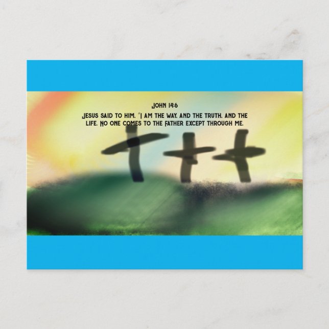 Jesus-Weg Postkarte (Vorderseite)