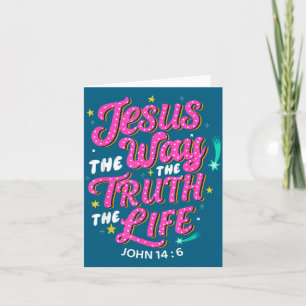 Jesus Weg Wahrheit Leben Johannes Karte