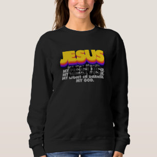 Jesus Wegbereiter Versprechenhalter Wunderwirker L Sweatshirt