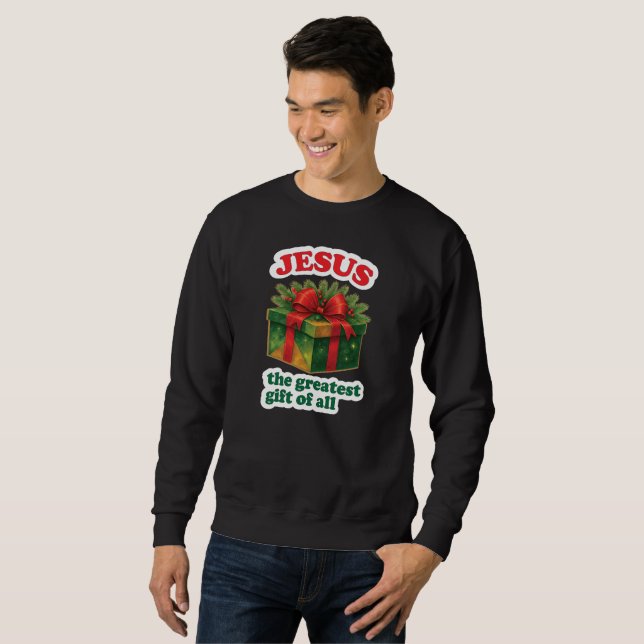 JESUS - Weihnachten Sweatshirt (Vorne ganz)