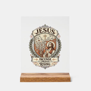 Jesus Weihrauch Gebet Steigend Jesus Weihrauch Geb Acrylschild
