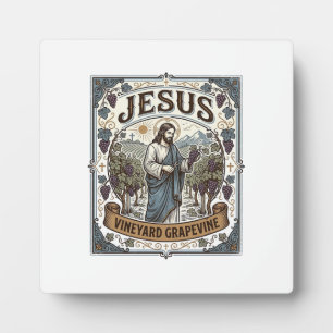 Jesus Weinberg Rebstock Jesus Weinberg Rebstock  Fotoplatte