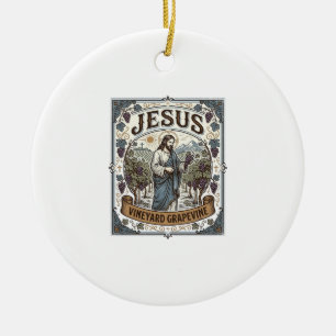 Jesus Weinberg Rebstock Jesus Weinberg Rebstock Keramik Ornament