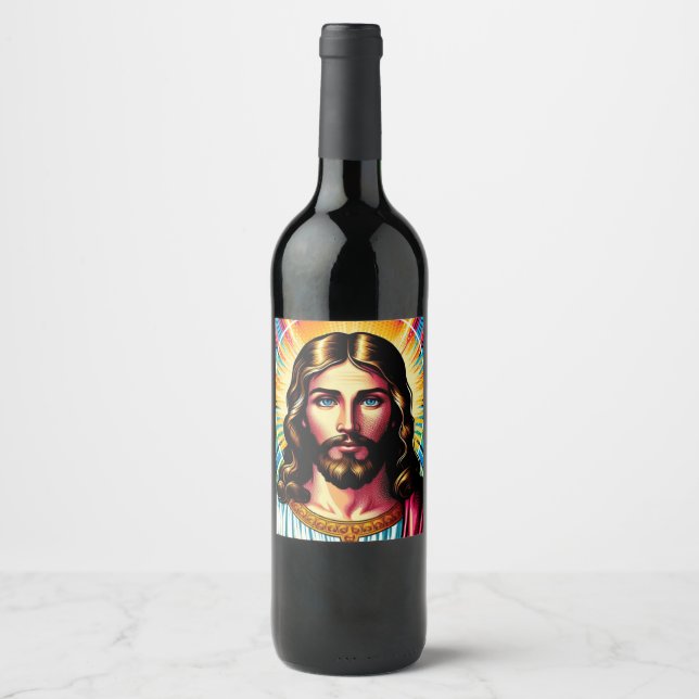 Jesus Weinetiketten! Weinetikett (Vorderseite)