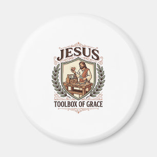 Jesus Werkzeugkiste der Gnade Jesus Werkzeugkiste Magnet