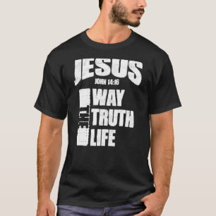 Jesus, wie die Wahrheit die Lebensbibel verrät 1 T-Shirt