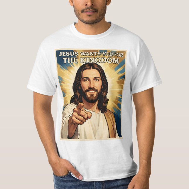 Jesus will dich T-Shirt (Vorderseite)