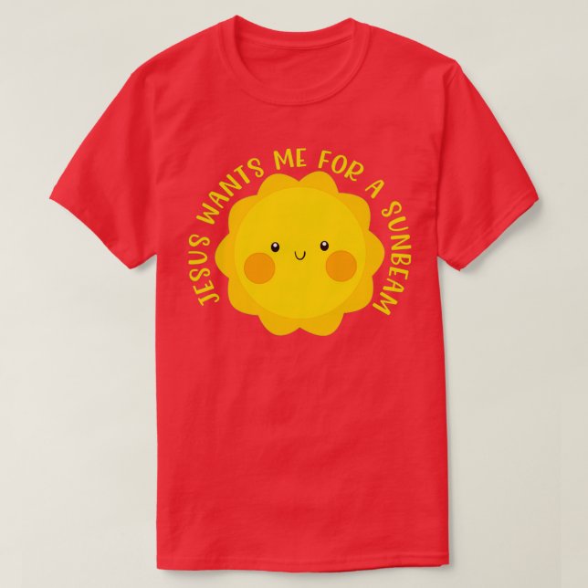 Jesus Will mich für einen Sunbeam Niedlich Childre T-Shirt (Design vorne)