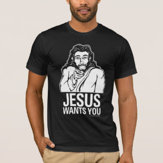 Jesus will Sie (Schwarzes) T-Shirt