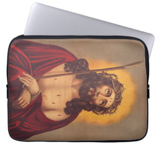 Jesus wird mit einer Dornenkrone gekrönt Laptopschutzhülle
